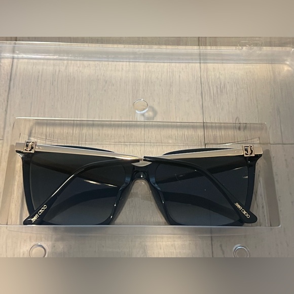 Jimmy Choo Women Grey Gradient Square Sunglasses TOTTA/G/S 0807 9O With Case-NEW - Picture 3 of 7